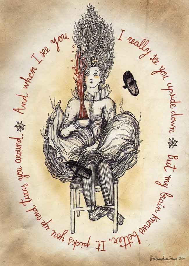 A lack of color image